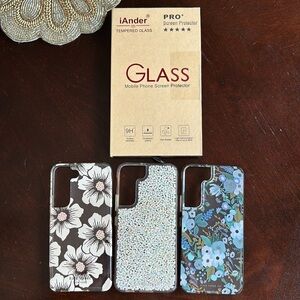 Samsung Galaxy S22 case bundle, Kate Spade, Casemate, Rifle Paper Co